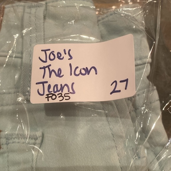 Joe’s The Icon “Flawless” Mid-rise Skinny Ankle Distressed Aqua Jeans Size 27 - Picture 9 of 9